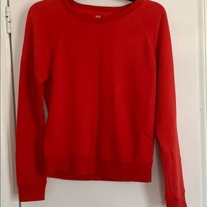 Uniqlo bright orange/red sweater
